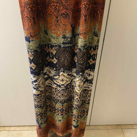 ๐ฟ Cato NWT Boho Maxi Dress โ Size 22/24WP | Tie-Back & Side Slits ๐ฟ - Picture 2 of 8